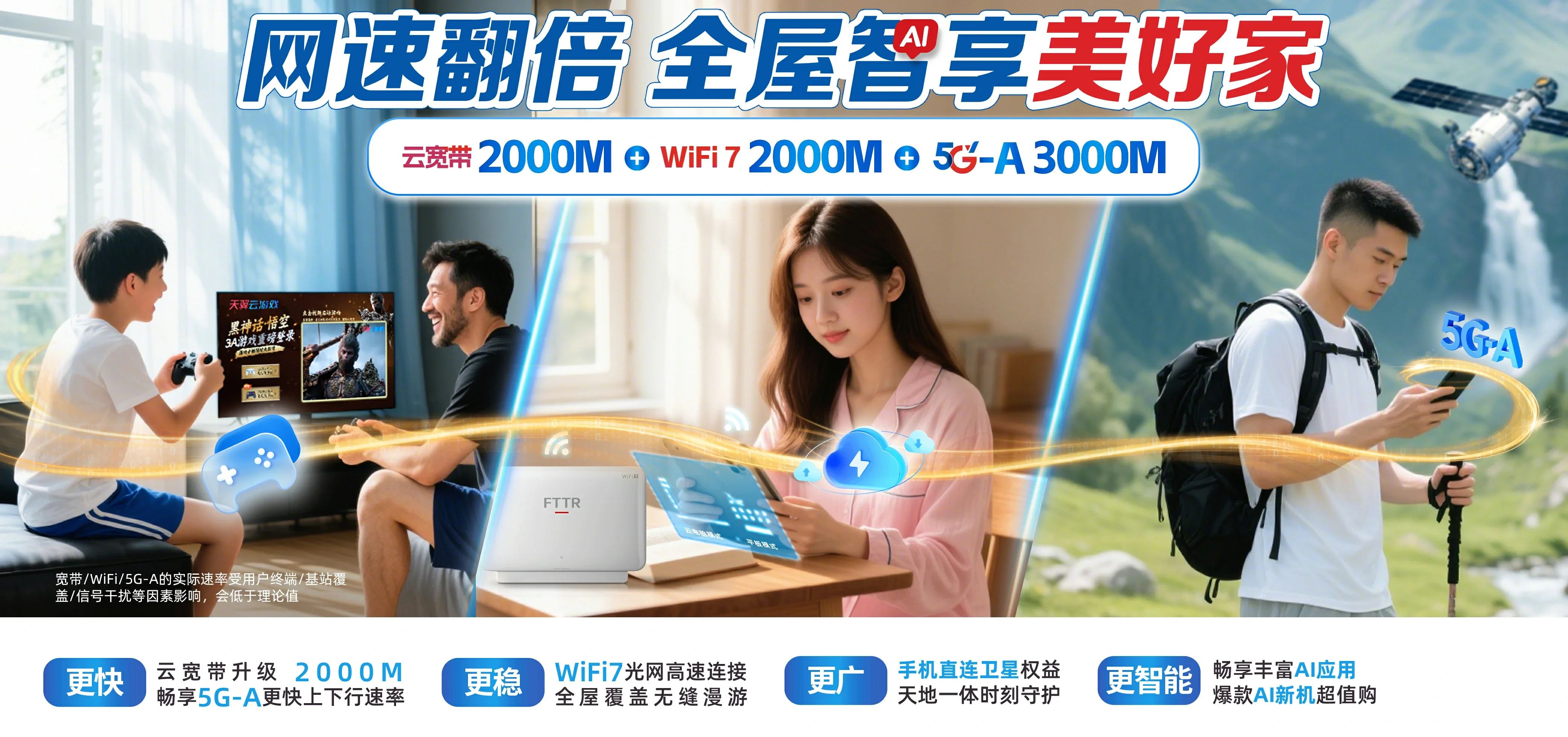 中国电信 大朗电信宽带 宽带套餐